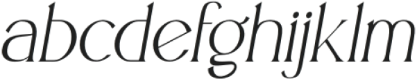 Mutalis Fashion Italic otf (400) Font LOWERCASE