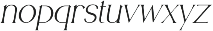 Mutalis Fashion Italic otf (400) Font LOWERCASE