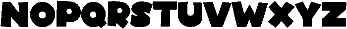 Muter Kids Regular otf (400) Font UPPERCASE