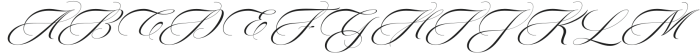MutiaraCalligraphy-Italic otf (400) Font UPPERCASE