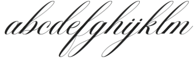 MutiaraCalligraphy-Italic otf (400) Font LOWERCASE