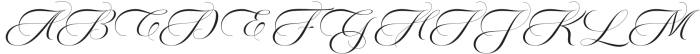 MutiaraCalligraphy-Regular otf (400) Font UPPERCASE