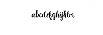 Mukadua Script.otf Font LOWERCASE