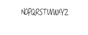 Must Have.ttf Font UPPERCASE