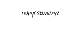 Must Have.ttf Font LOWERCASE