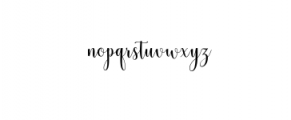 mudhisa script.otf Font LOWERCASE