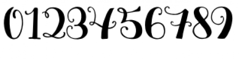 Mulberry Script Extras Font OTHER CHARS
