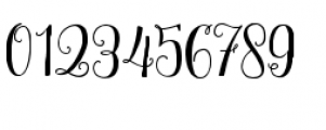 Mulberry Script Pro Bold Font OTHER CHARS