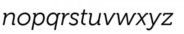 Museo 300 Italic Font LOWERCASE