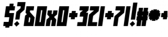 Muzarela Black Italic Font OTHER CHARS