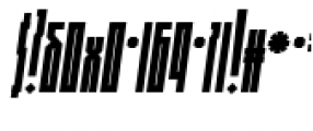 Muzarela Extracondensed Bold Italic Font OTHER CHARS