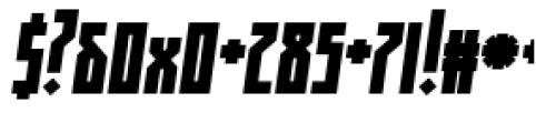 Muzarela Semicondensed Black Italic Font OTHER CHARS