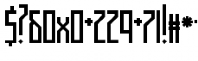 Muzarela Semicondensed Regular Font OTHER CHARS