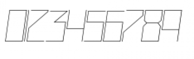 Muzarela Semiexpanded Thin Italic Font OTHER CHARS
