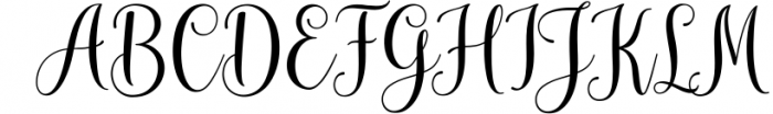 Mudhisa Script Font Trio 2 Font UPPERCASE
