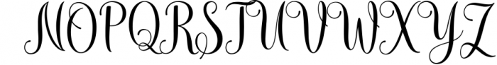 Mudhisa Script Font Trio 2 Font UPPERCASE