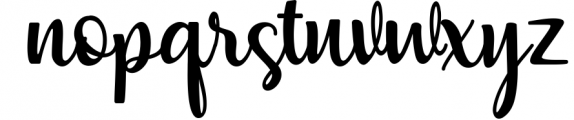 Muliana Script Font LOWERCASE