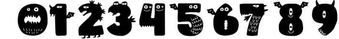 Munsteria - Kids Funny Monster Font Font OTHER CHARS