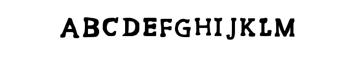 Muchachos-Regular Font LOWERCASE
