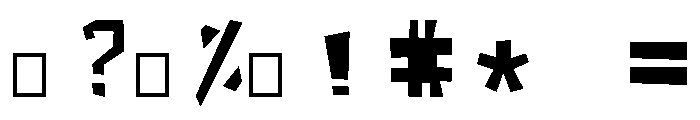 Mucho_Power Font OTHER CHARS