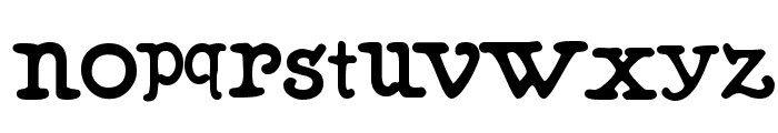 Muffy Font LOWERCASE