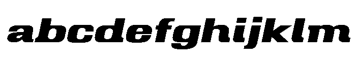 MugioPersonalUse-ExtBdSlant FONT