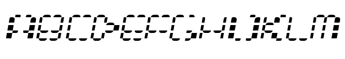 Multihora Font UPPERCASE