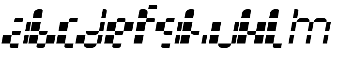 Multihora Font LOWERCASE