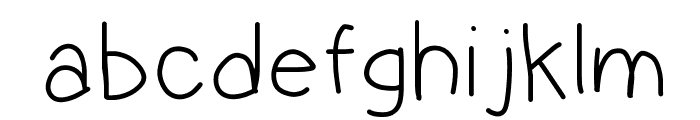 Multilingual Hand Font LOWERCASE
