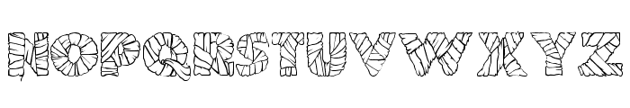 Mummified Regular Font UPPERCASE