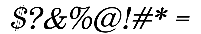 Munson Italic Font OTHER CHARS