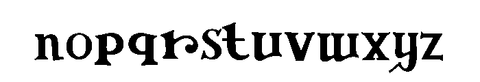 Muppet Font Font LOWERCASE