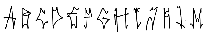 Muralha PERSONAL USE Regular Font UPPERCASE