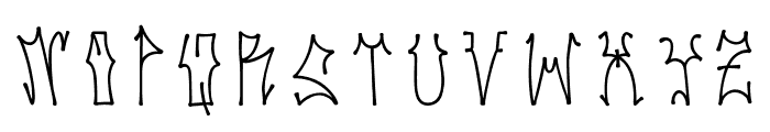 Muralha PERSONAL USE Regular Font UPPERCASE