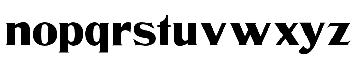Murden CF ExtraBold Regular Font LOWERCASE