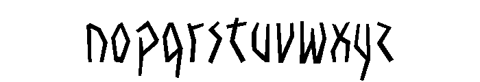 Murdja Regular Font LOWERCASE
