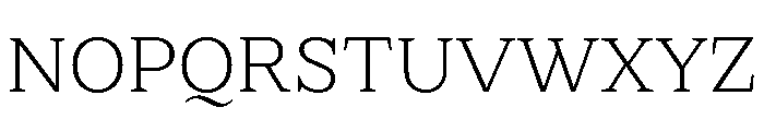 Murnion Demo Thin Font UPPERCASE