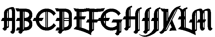 Murphy's Folly Font UPPERCASE