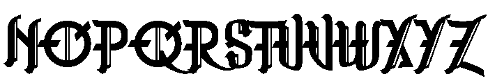 Murphy's Folly Font UPPERCASE