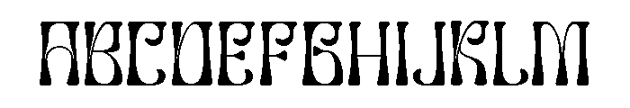 Musaic Font UPPERCASE