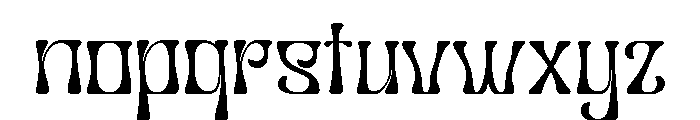 Musaic Font LOWERCASE
