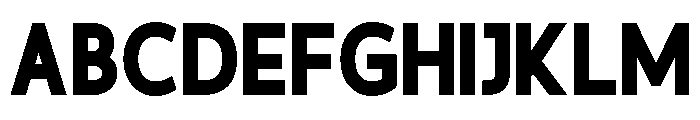 Museful Black Font UPPERCASE