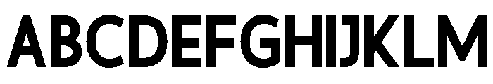 Museful Bold Font UPPERCASE