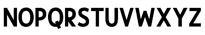 Museful Bold Font UPPERCASE