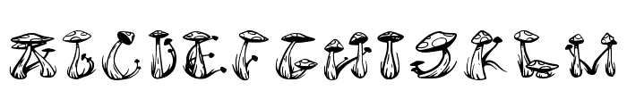 Mushies Regular Font UPPERCASE