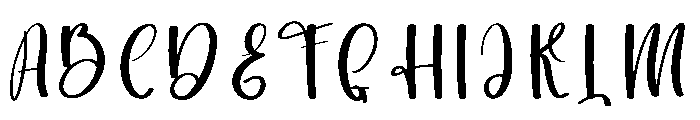 Mushroom1 Font UPPERCASE