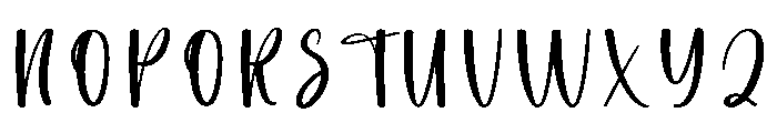 Mushroom1 Font UPPERCASE