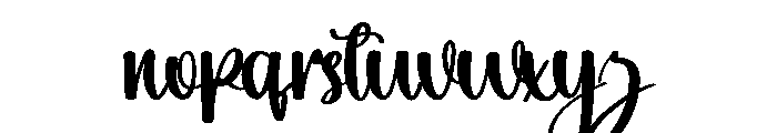 Mushroom1 Font LOWERCASE