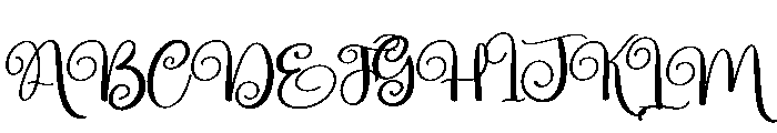 Mushroom Font UPPERCASE