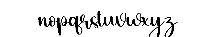 Mushroom Font LOWERCASE